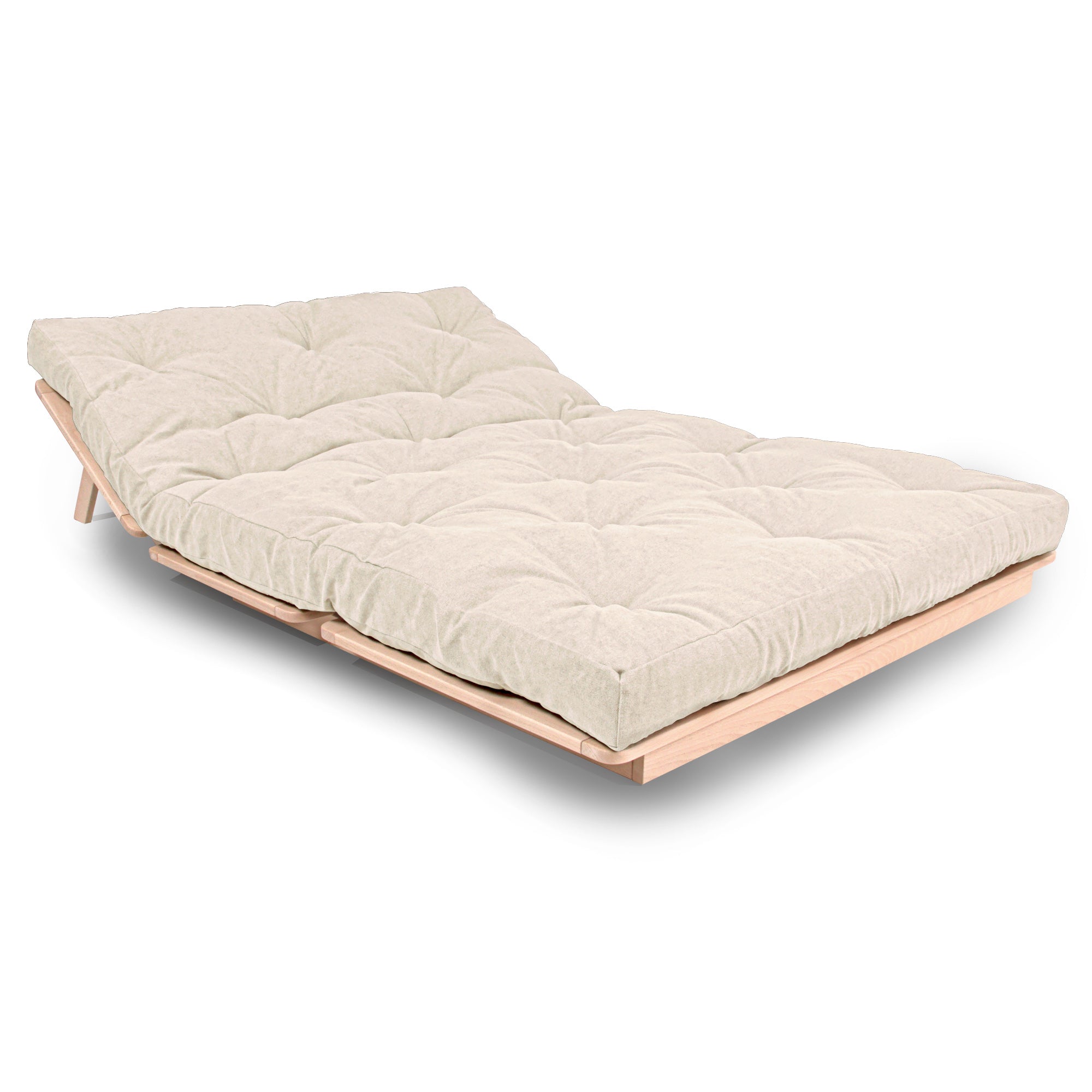 LAYTI-140 Sedia futon, legno di faggio, colore naturale