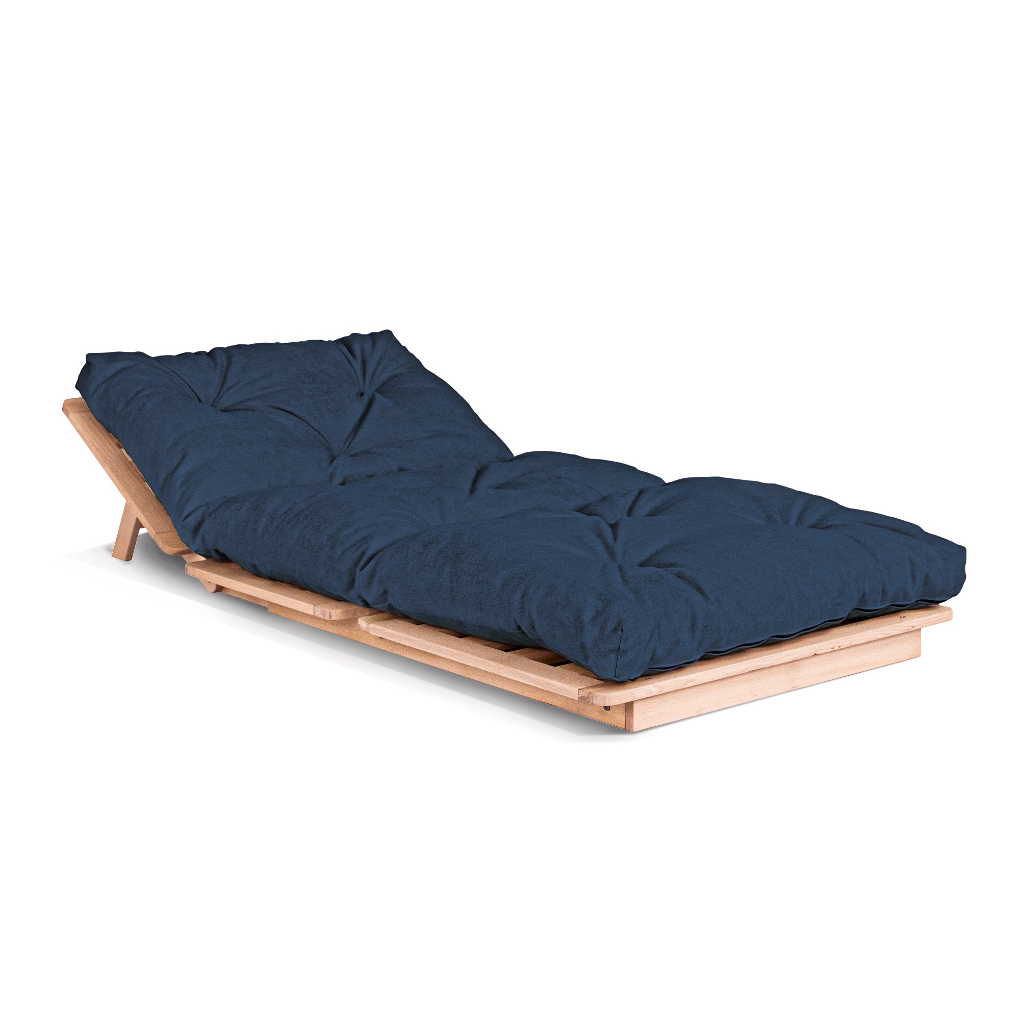 LAYTI-90 Sedia futon, struttura in legno di faggio, colore naturale