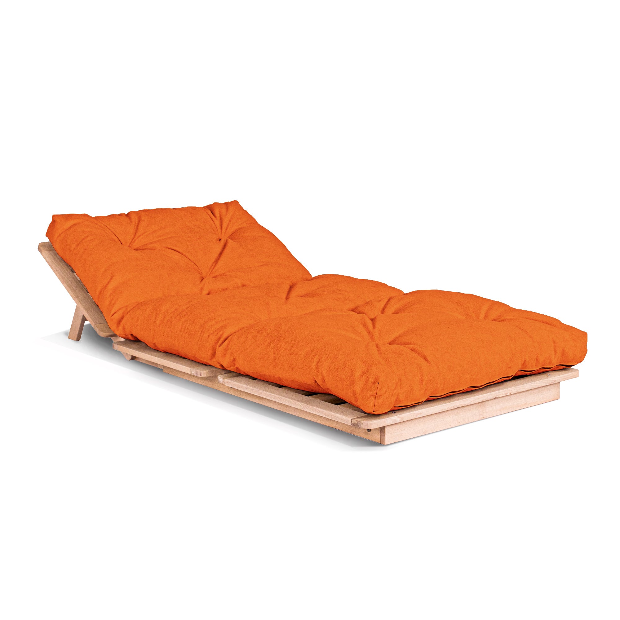LAYTI-90 Sedia futon, struttura in legno di faggio, colore naturale