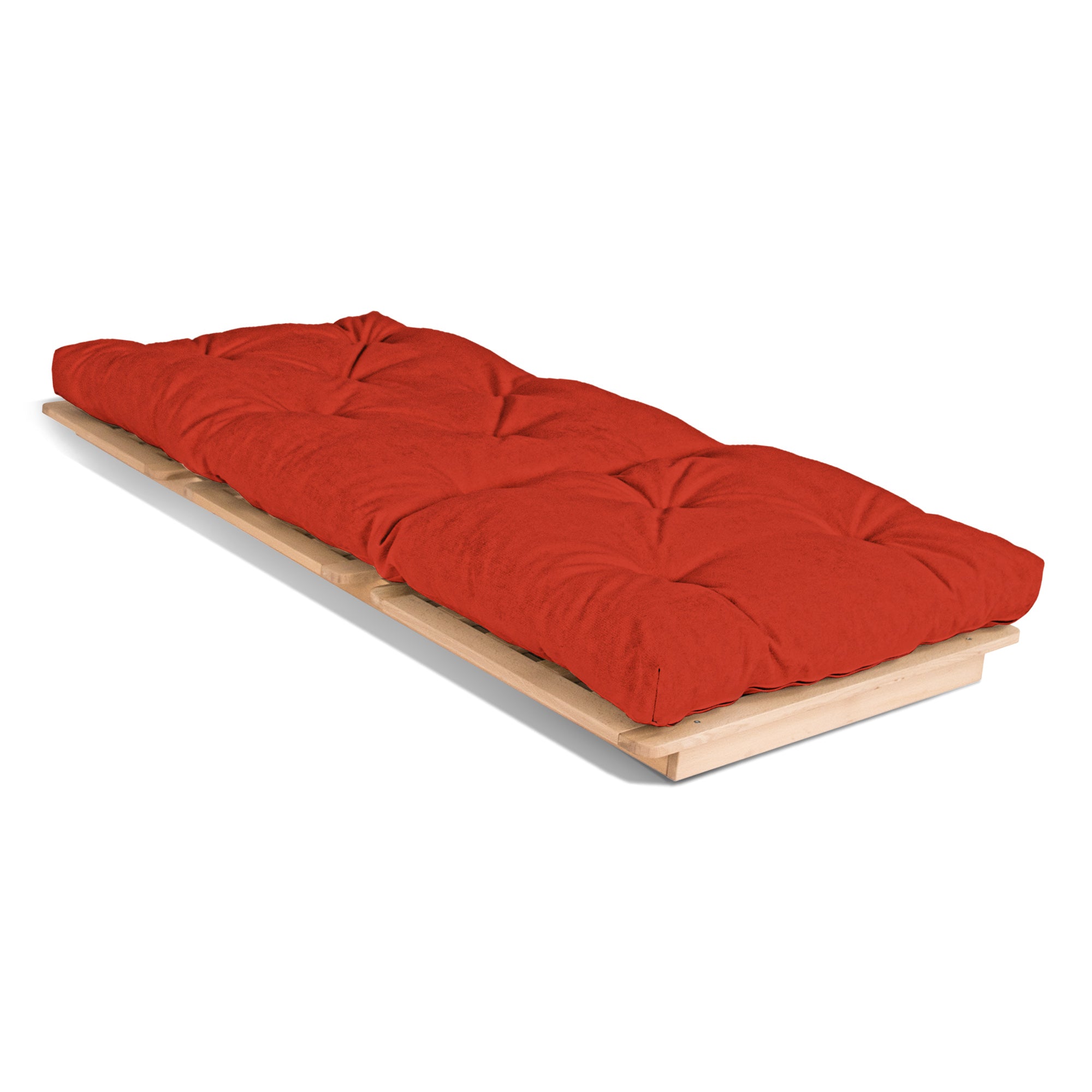 LAYTI-90 Sedia futon, struttura in legno di faggio, colore naturale