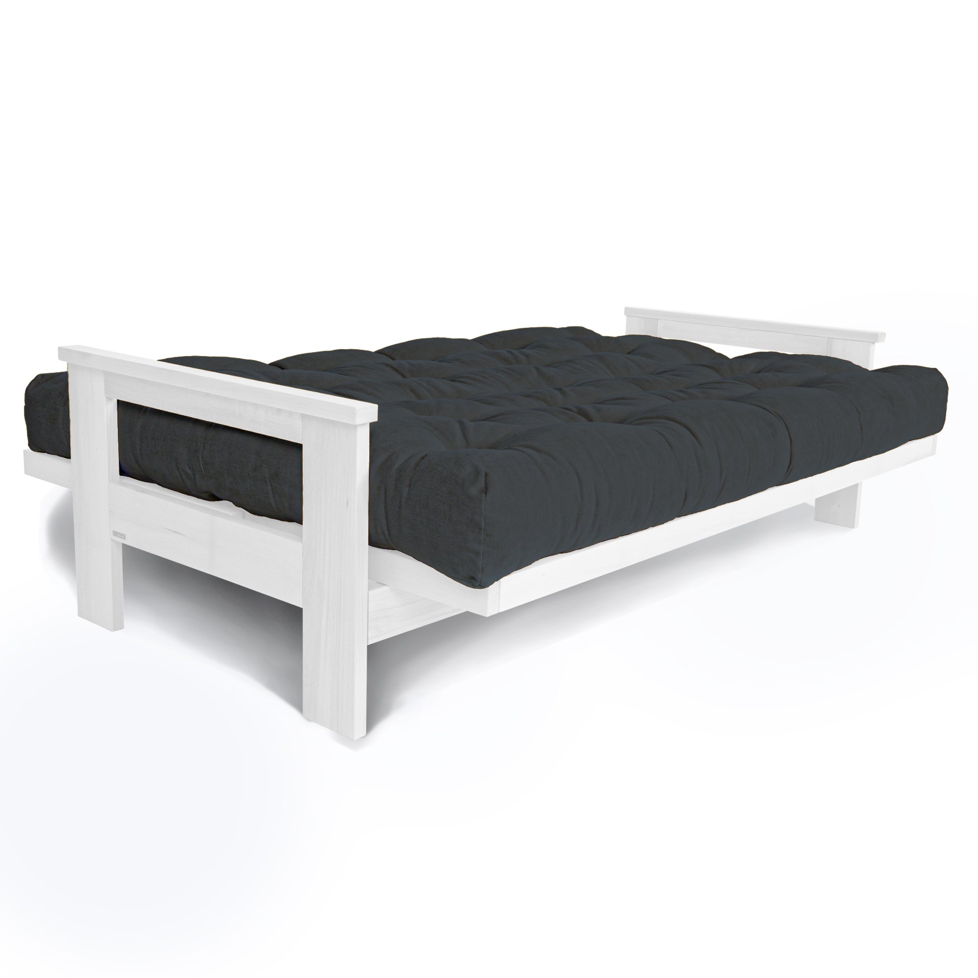 MEXICO Divano letto pieghevole, struttura in legno di faggio, colore bianco