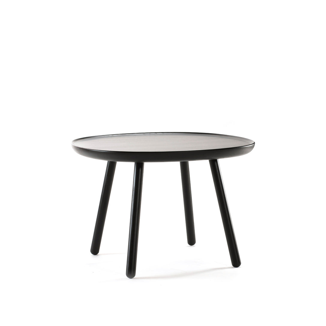 NAЇVE Side Table 640 front view-black ash