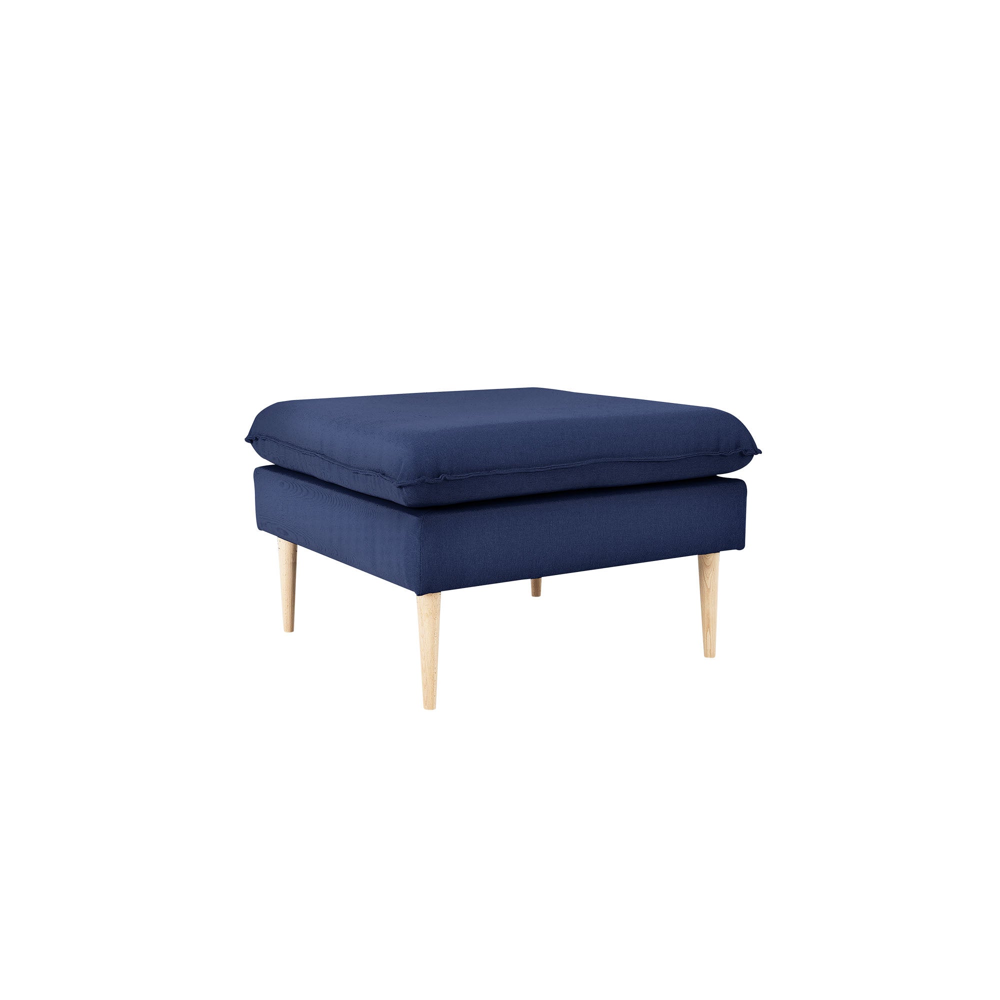 POSH WOOD Pouffe upholstery colour blue