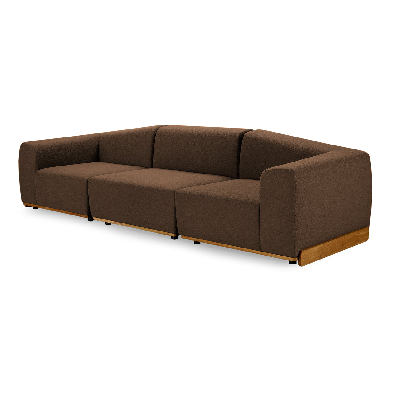 SALER Modular Sofa 3 seater choco