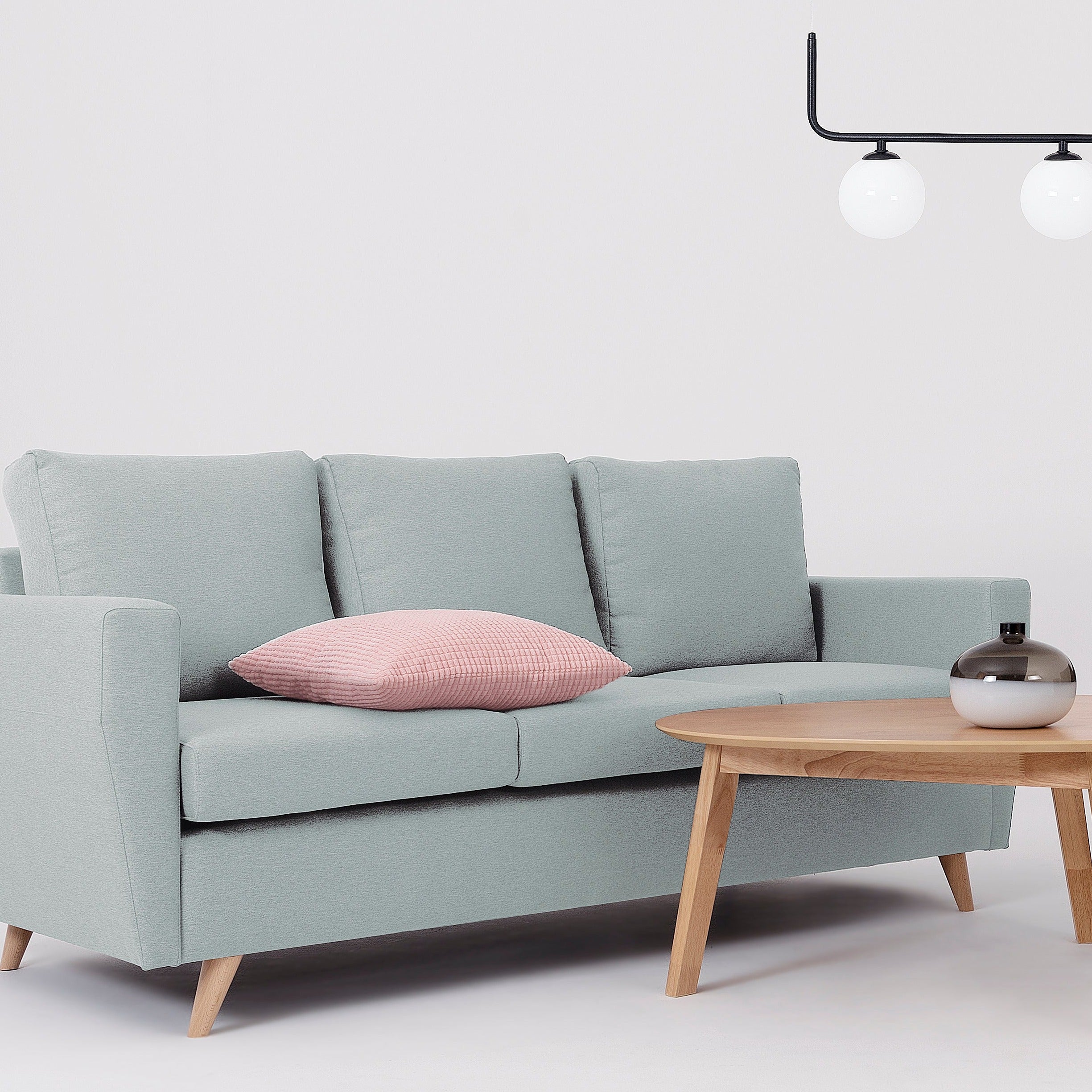 LOVER Sofa-grey interior view