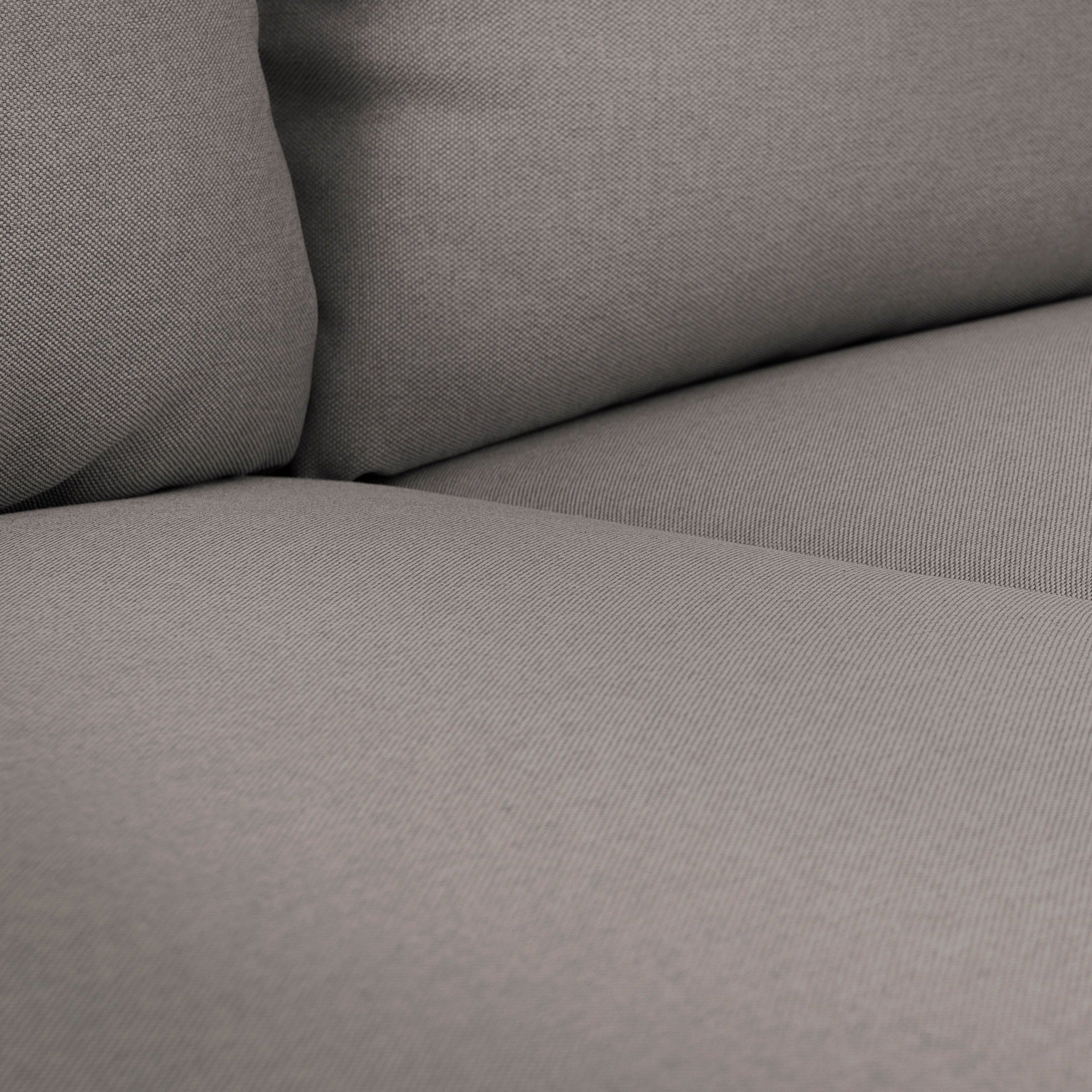 POSH BLACK Sofa 3 Seaters upholstery colour-grey crop view