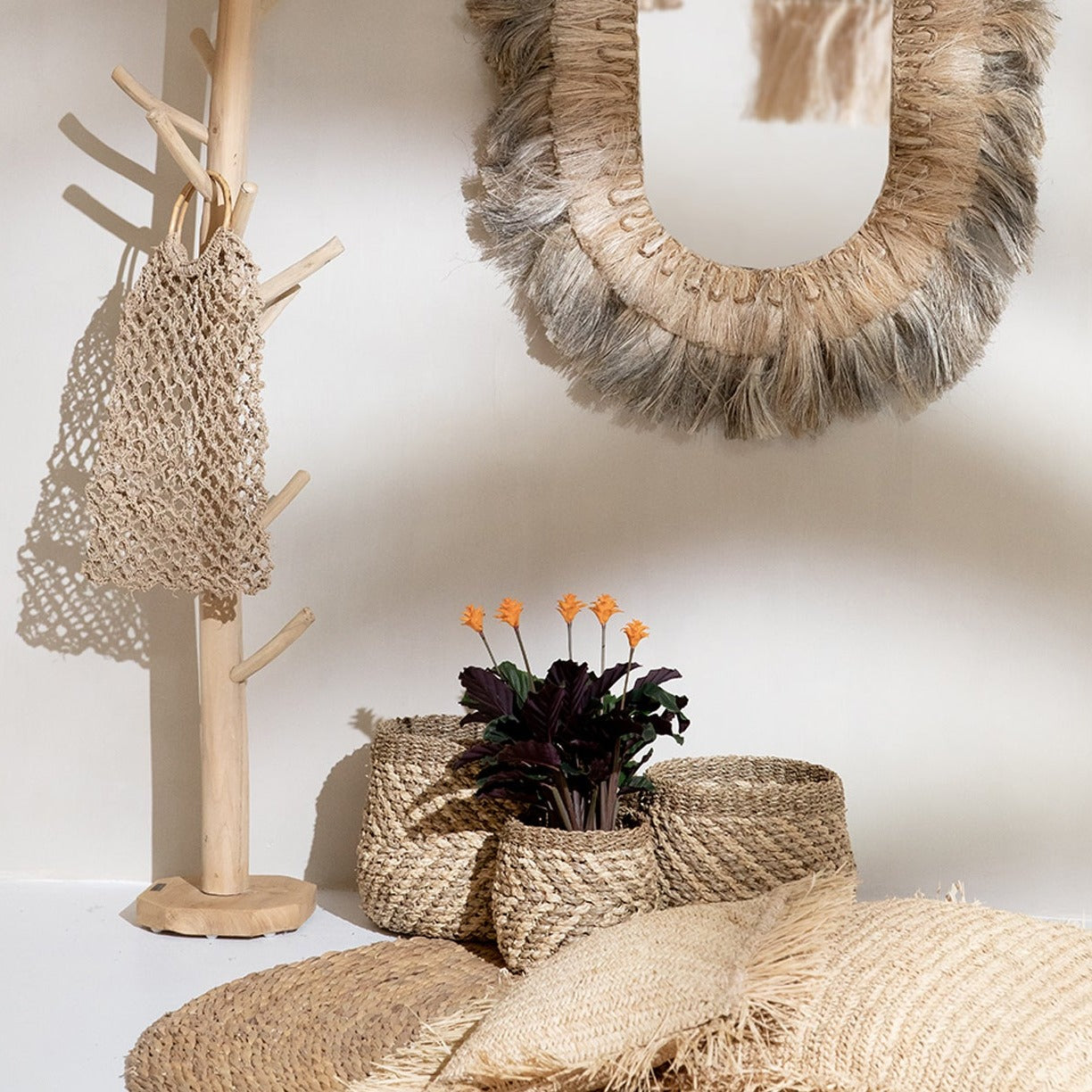 THE WATER HYACINTH Tappeto Naturale-150