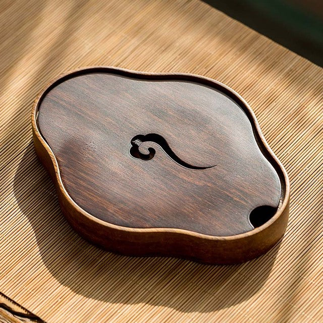 Vassoi da tè in bambù naturale