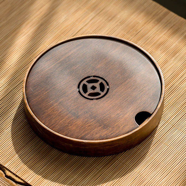 Vassoi da tè in bambù naturale