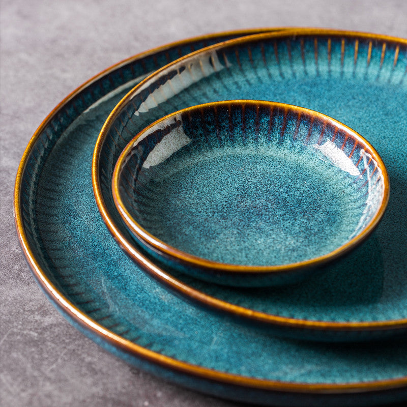 Stoviglie in ceramica smaltata in stile nordico