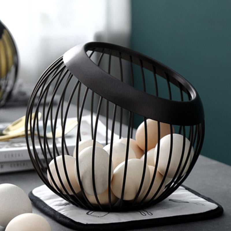 Cesto di frutta in ferro