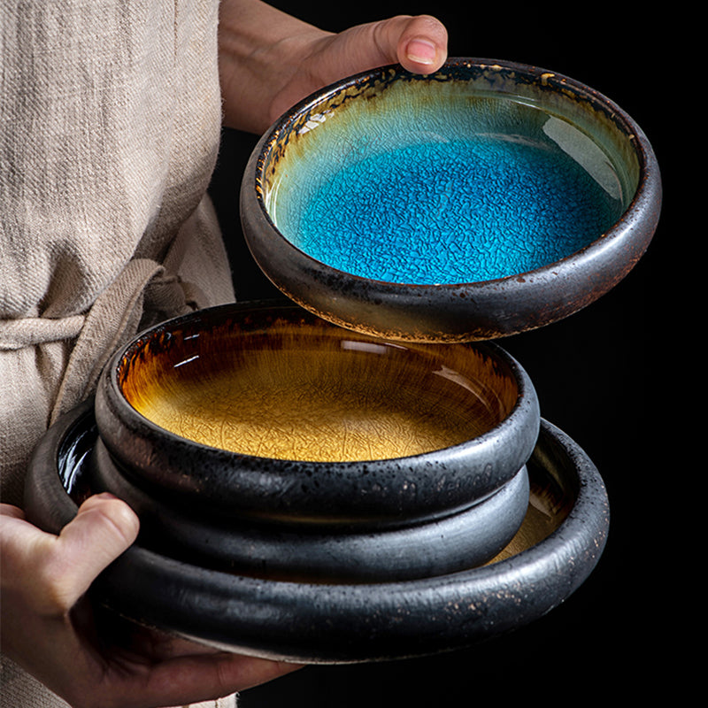 Piatti creativi in ceramica smaltata