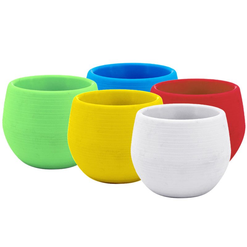 Mini vasi da fiori colorati