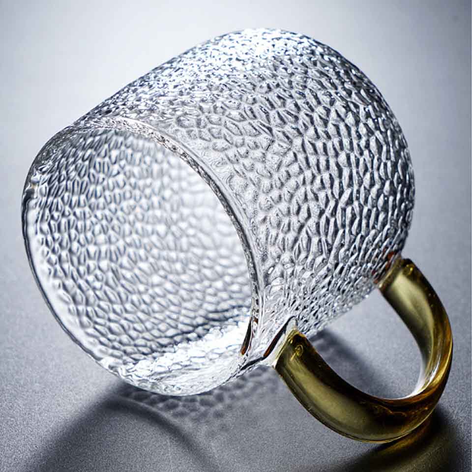 Tazza da tè in vetro trasparente creativa