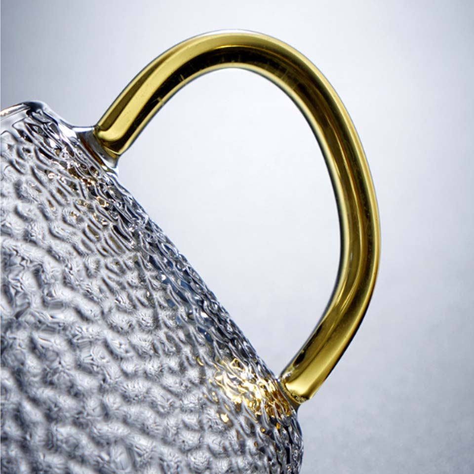 Tazza da tè in vetro trasparente creativa