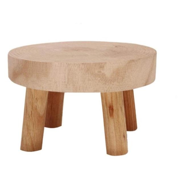 Base per vasi da fiori in legno