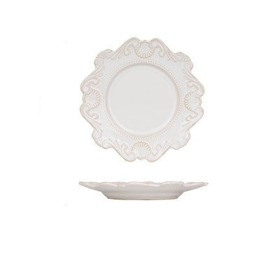 Stoviglie europee in rilievo