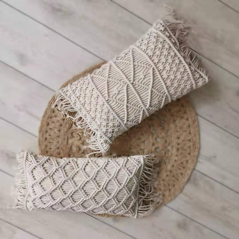 MACRAME HANDMADE Fodere per cuscini in filo di cotone