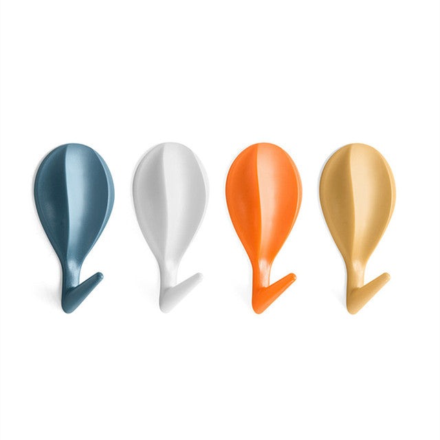 Ganci da parete colorati a forma di mongolfiera per i vestiti