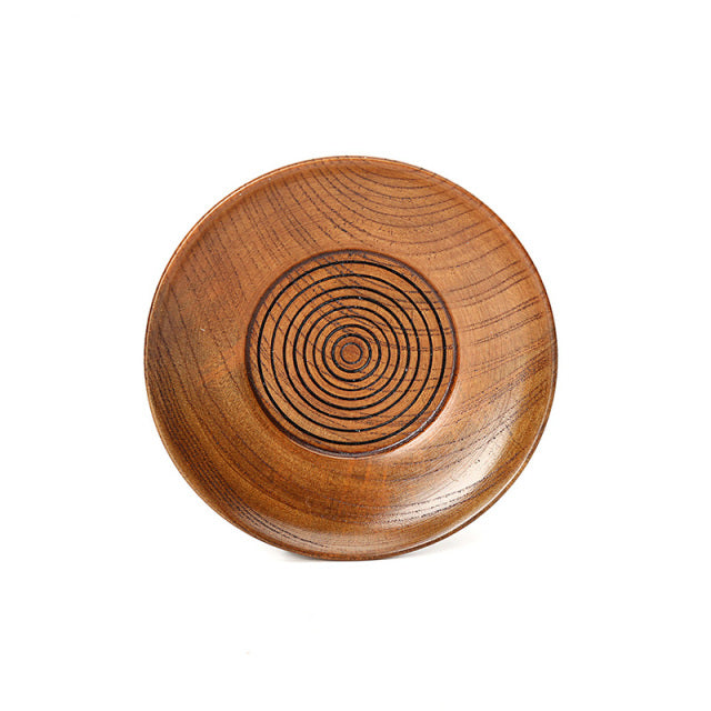 Tazze da tè in legno naturale fatte a mano