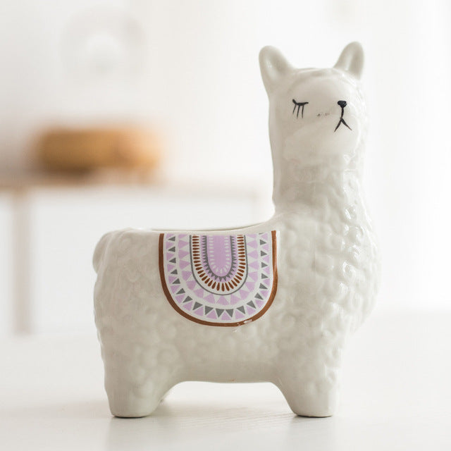 Vaso di fiori di alpaca in ceramica stile europeo