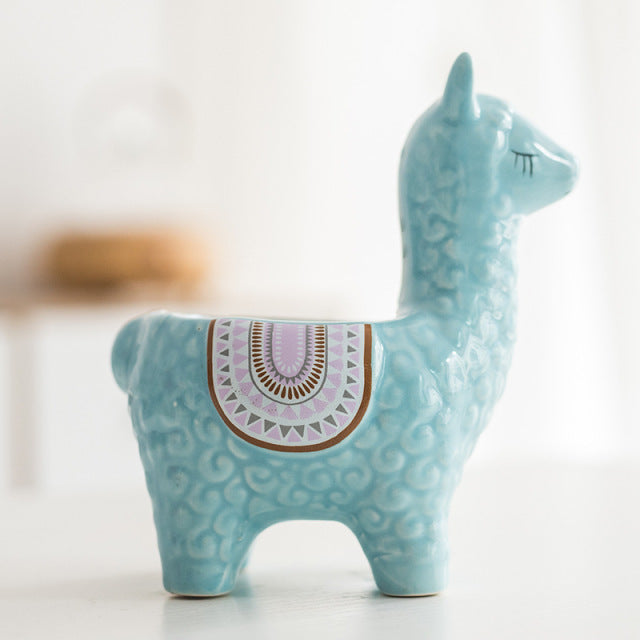 Vaso di fiori di alpaca in ceramica stile europeo