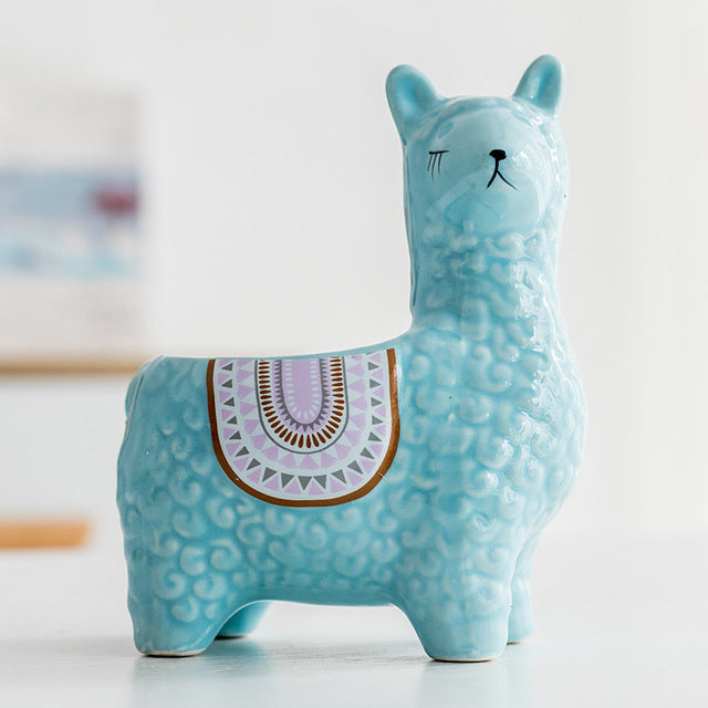Vaso di fiori di alpaca in ceramica stile europeo