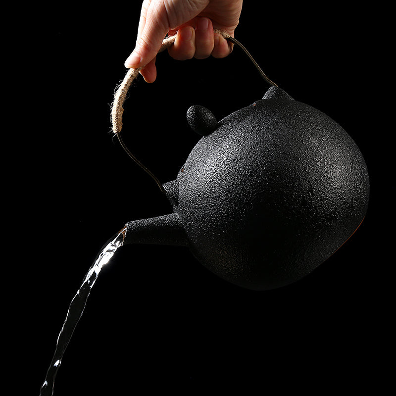 Teiera in ceramica vintage in stile giapponese