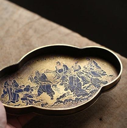 Imitazione di bronzo verniciato pentola in ottone