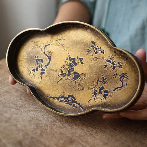 Imitazione di bronzo verniciato pentola in ottone