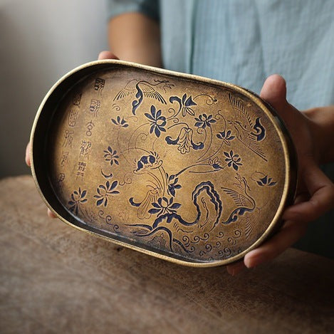 Imitazione di bronzo verniciato pentola in ottone