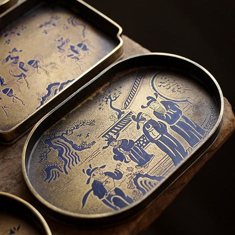 Imitazione di bronzo verniciato pentola in ottone