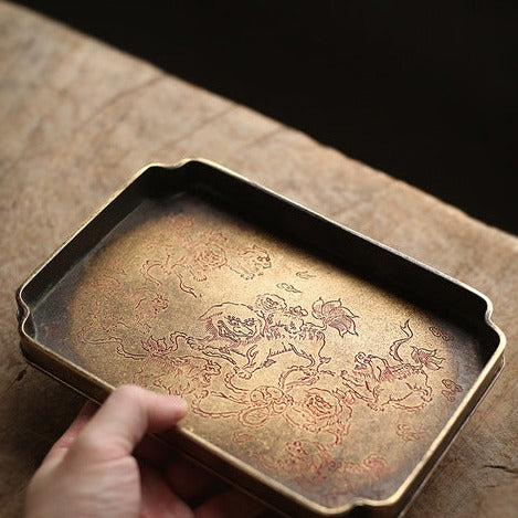 Imitazione di bronzo verniciato pentola in ottone