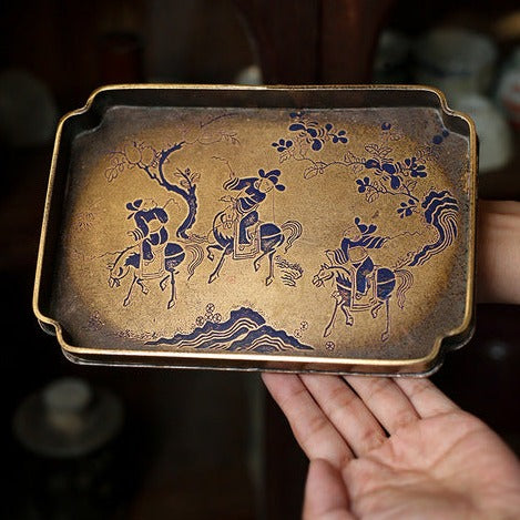 Imitazione di bronzo verniciato pentola in ottone