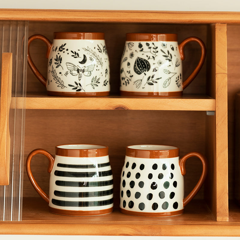 Tazze da caffè in ceramica vintage