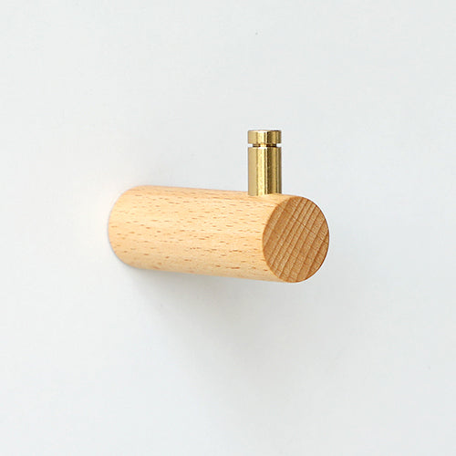 Gancio da parete in legno massiccio