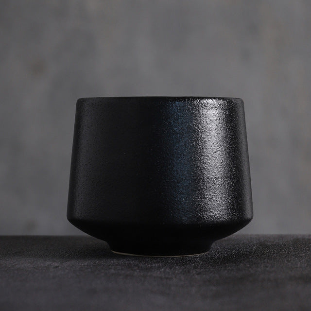 Set di tazze da tè in ceramica in stile giapponese semplice