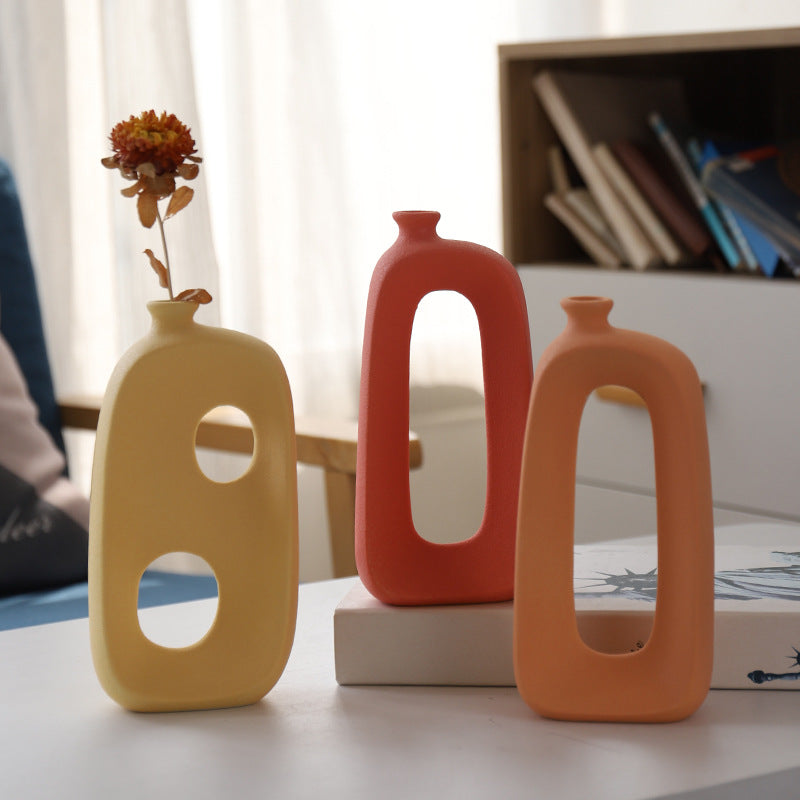 Elegante vaso da fiori moderno in ceramica