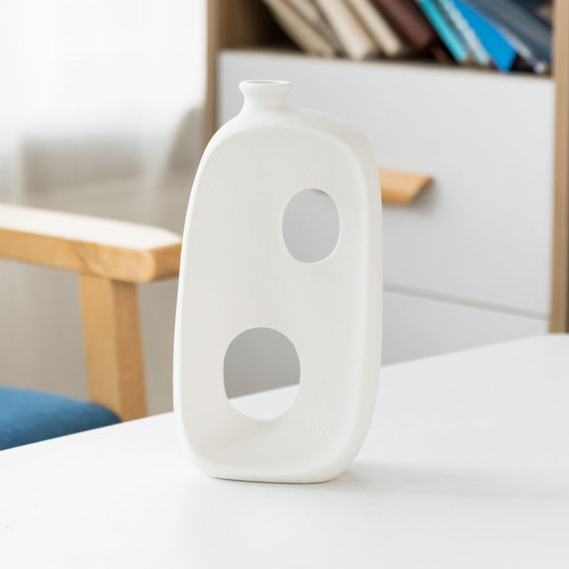 Elegante vaso da fiori moderno in ceramica