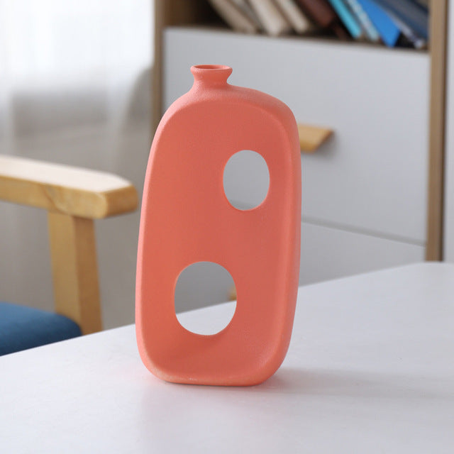 Elegante vaso da fiori moderno in ceramica