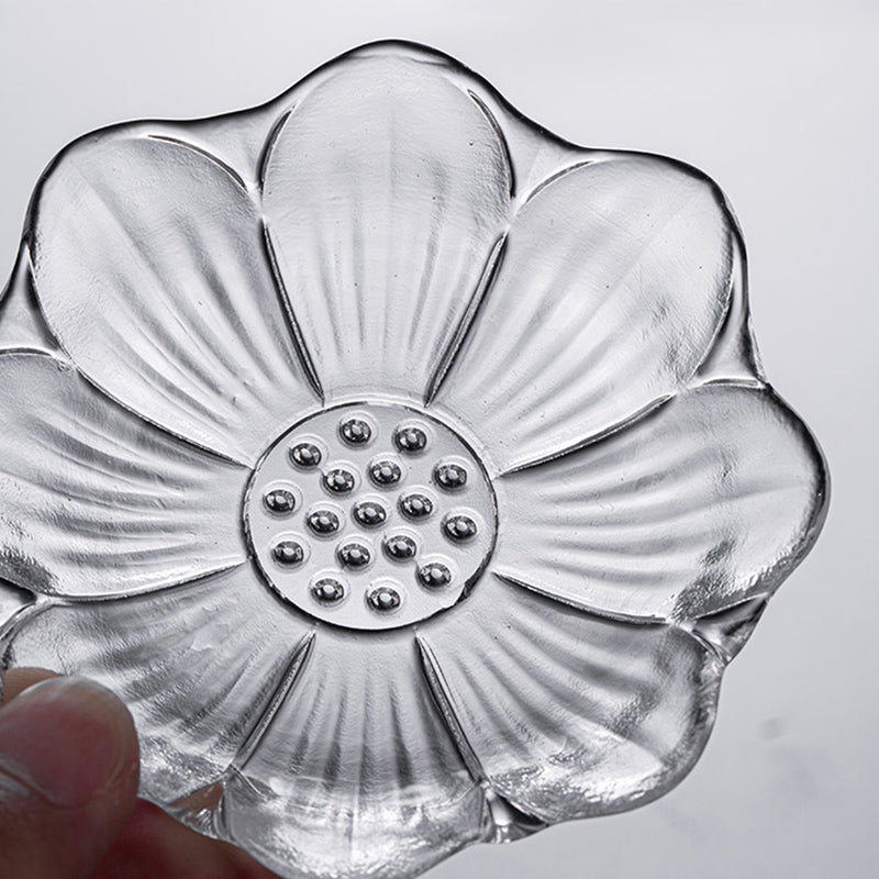 Tazza da tè in vetro addensato fatta a mano in stile giapponese