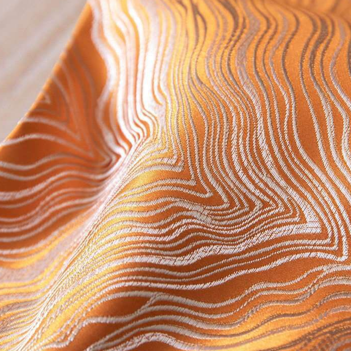 Runner da tavola moderni in raso dorato