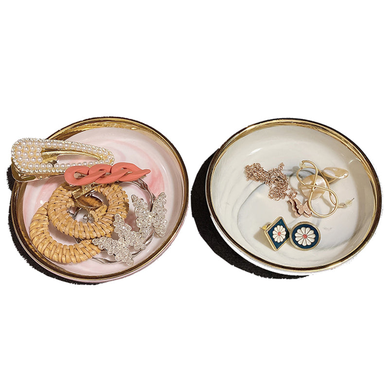 Piatto nordico in ceramica per piccoli gioielli