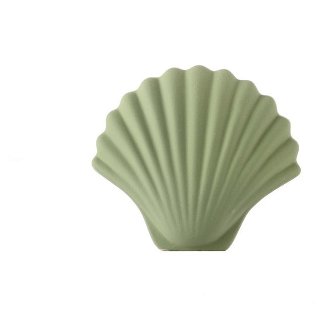 Vaso conchiglia in ceramica arte astratta