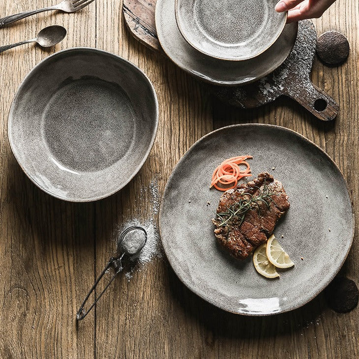 Piatto da pranzo in ceramica giapponese