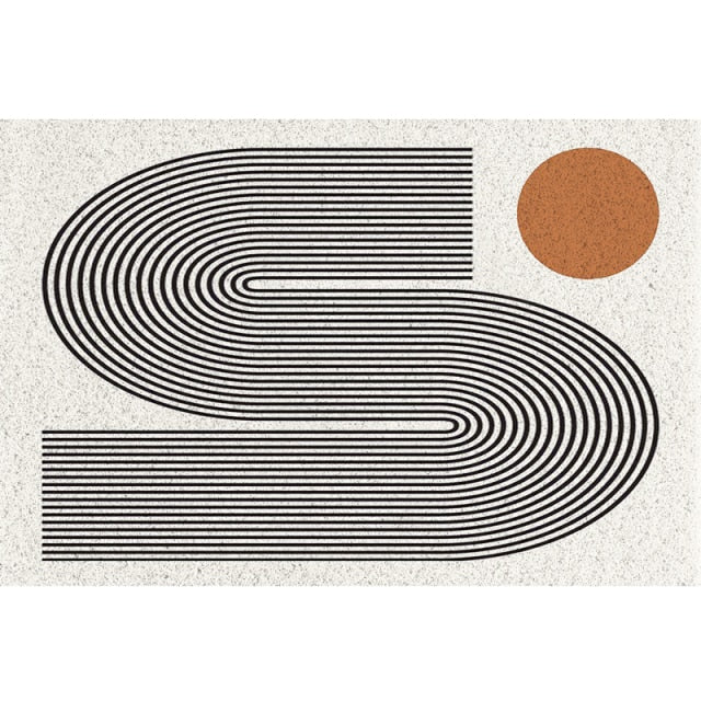 Moderni zerbini nordici in PVC di seta