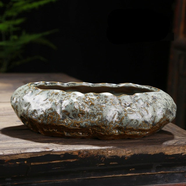 Vaso di fiori in ceramica retrò creativo