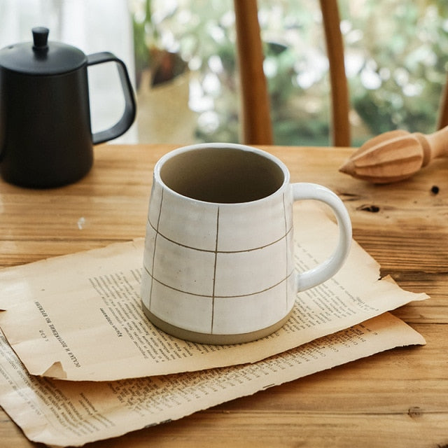 Tazza da caffè in ceramica nordica dipinta a mano