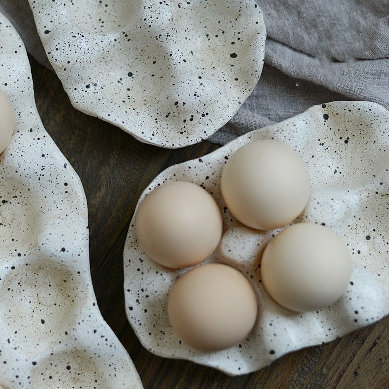 Cremagliera in resina per uova in stile nordico