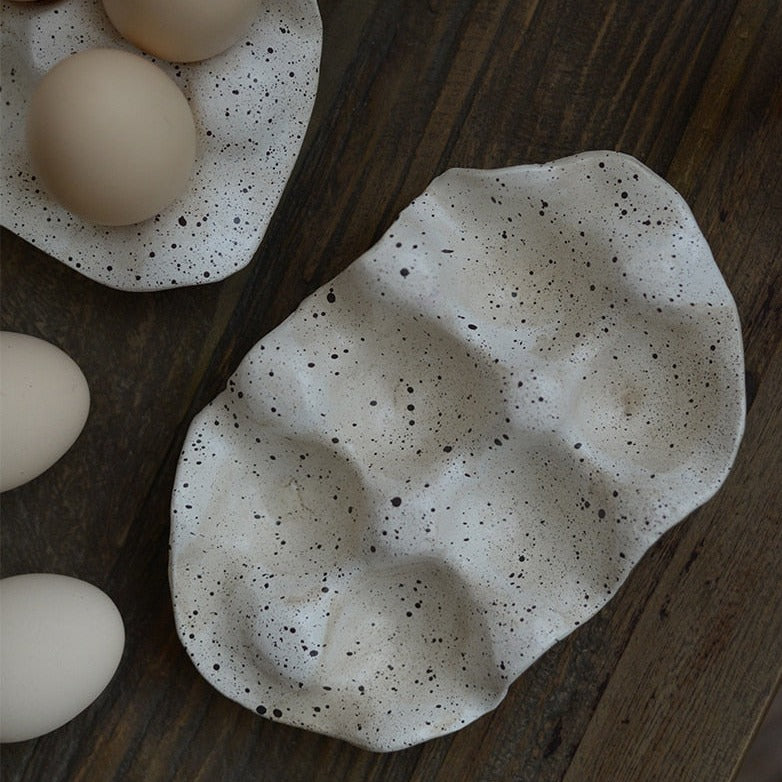 Cremagliera in resina per uova in stile nordico